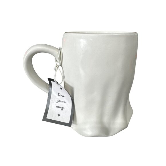 TJ Maxx Ghost Ceramic Mug White Red I'd Rather Be At TJ Maxx Microwave Safe - Picture 2 of 6